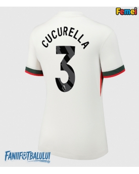 Chelsea Marc Cucurella #3 Tricou Fotbal Replică 2025-26 Femei Deplasare